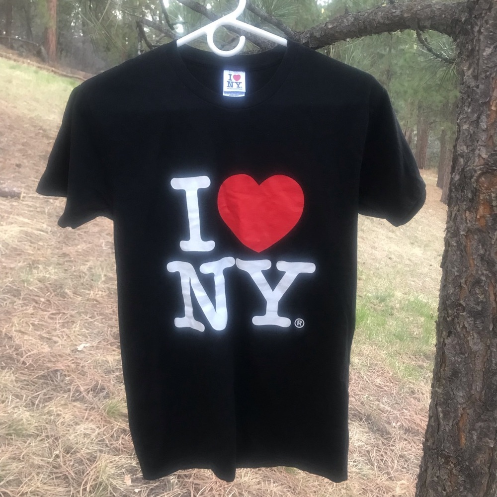 I ♥ NY Black Graphic Tee with Red Heart